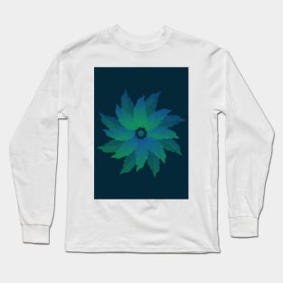 Flora Green Long Sleeve T-Shirt